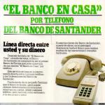 1069 - Terminal telefónico Banco en Casa. Banco de Santander (2), 1982