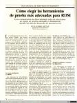 1171 - Cómo elegir las herramientas de prueba mas adecuadas para RDSI. Revista Española de Electrónica (7), 1989