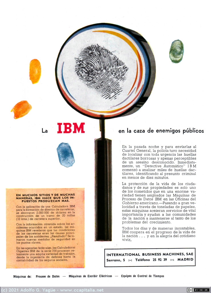 1480 - La IBM en la caza de enemigos públicos, 1958