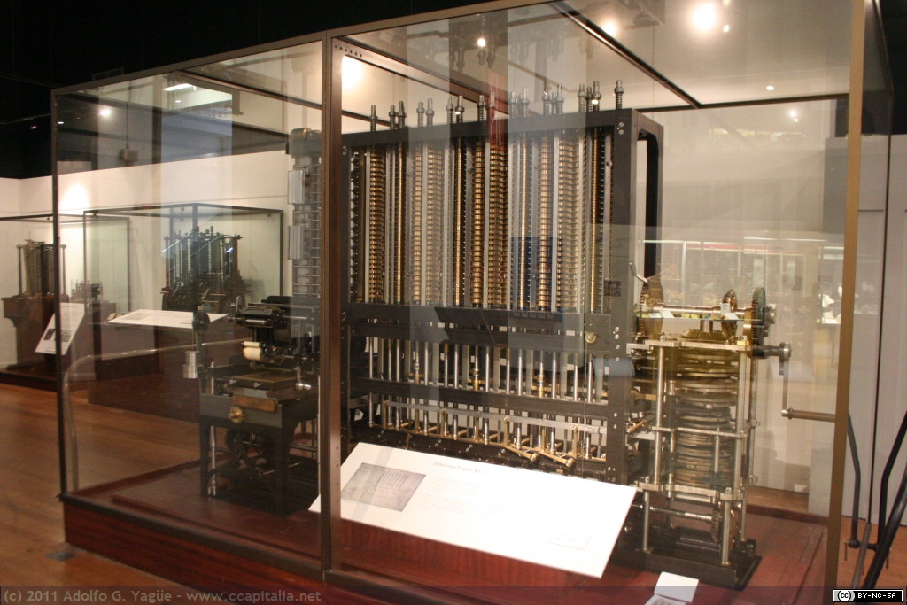 1848 - Charles Babbage. Difference Engine No.2 (2) (réplica). Museo de la Ciencia de Londres