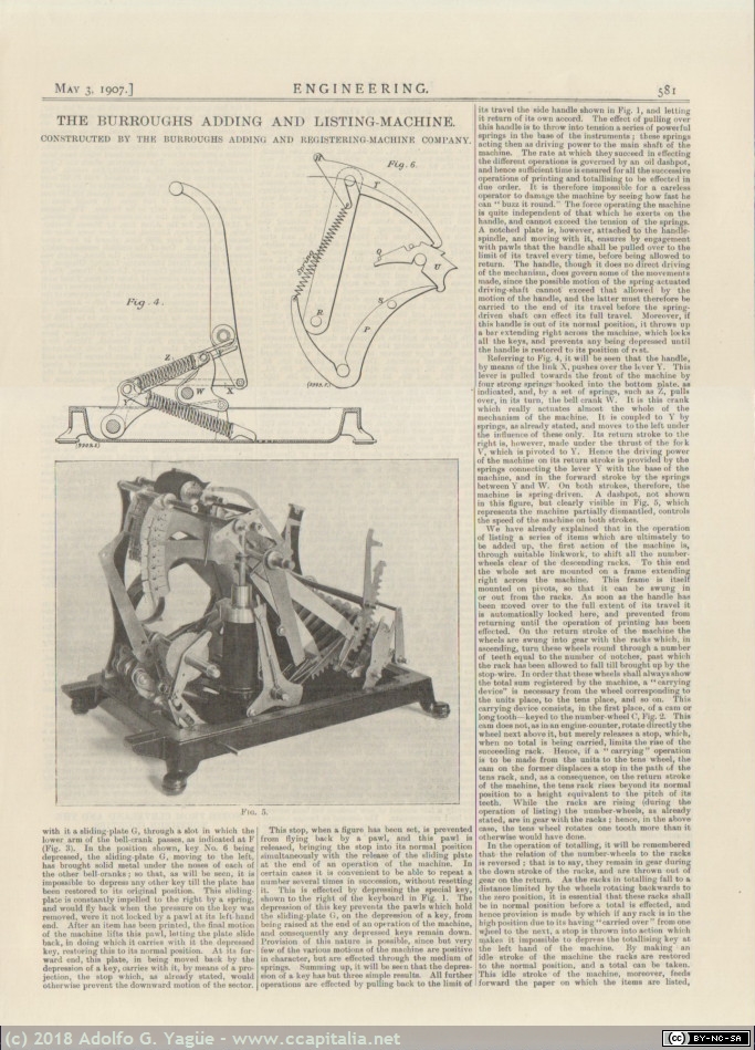 366 - The Burroughs Adding and Listing-Machine. Engineering (2), 1907