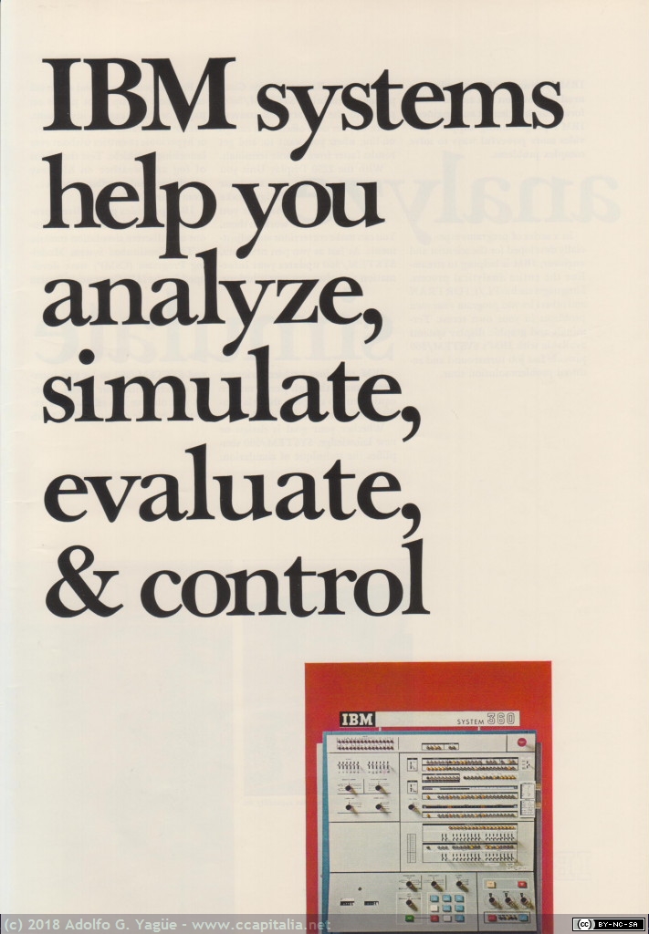766 - IBM 360 IBM systems help you analyze, simulate & control (1), 1966