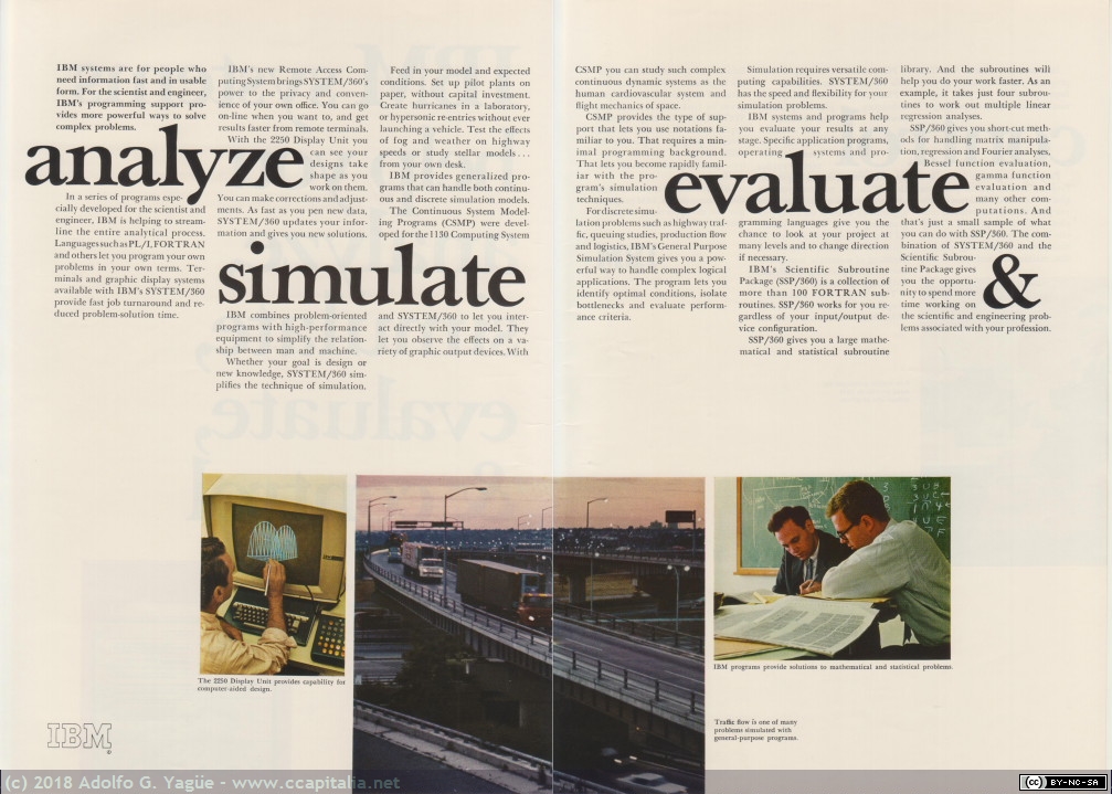 766 - IBM 360 IBM systems help you analyze, simulate & control (2), 1966