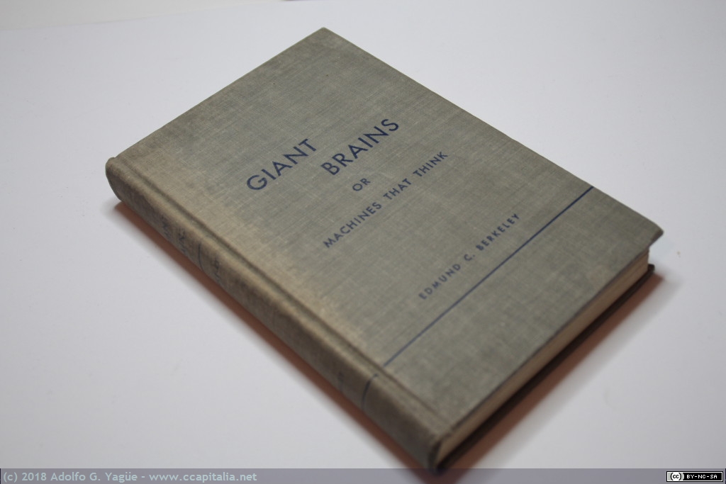 084 - Giant brain or machines that think. Edmund C. Berkeley (1), 1949