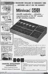 099 - Minivac 601. Popular Electronics, 1961