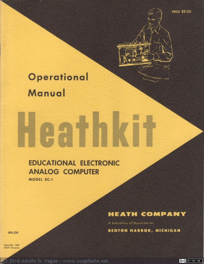 141 - Heathkit Analog Computer EC-1. Operational Manual (4), 1959