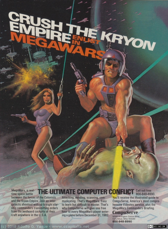 764 - CompuServe. MegaWars, 1982