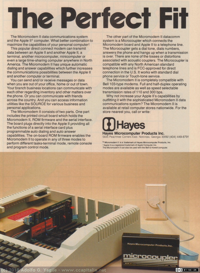 774 - Hayes Micromodem II, 1980