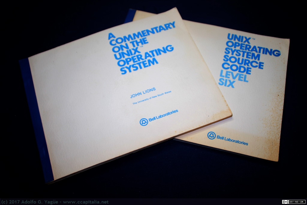 224 - UNIX Operating System Source Code Level Six. John Lions (1), 1977