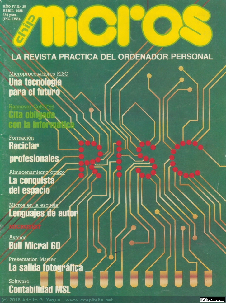 542 - Chip Micros 28 (Especial RISC), 1986