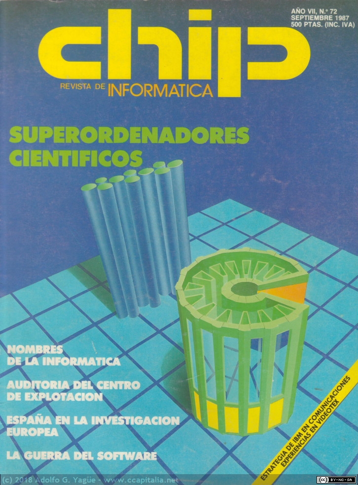 355 - Chip Revista de Informática 72 (Especial Superordenadores Científicos), 1987