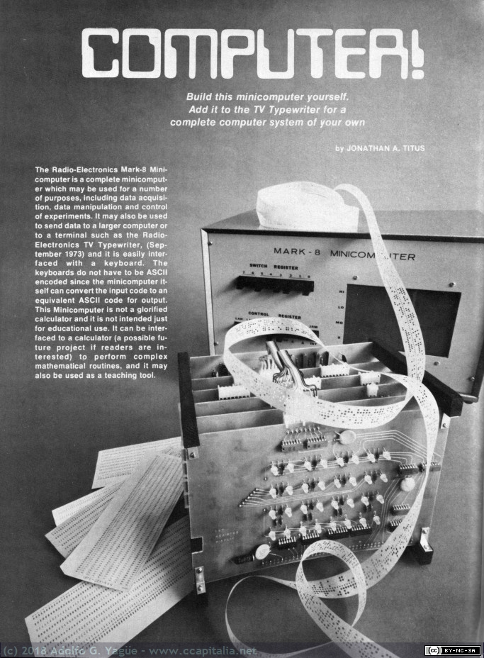 115 - Mark 8. Jonathan A. Titus. Radio-Electronics (2), 1974