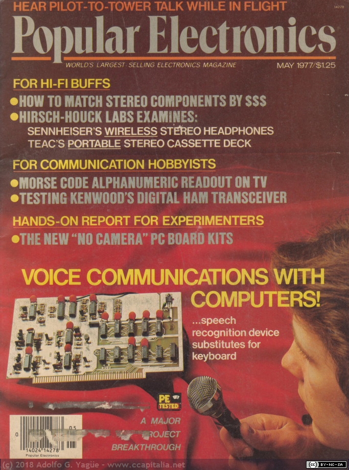 861 - Voice Communication with computers. Popular Electronics, 1977