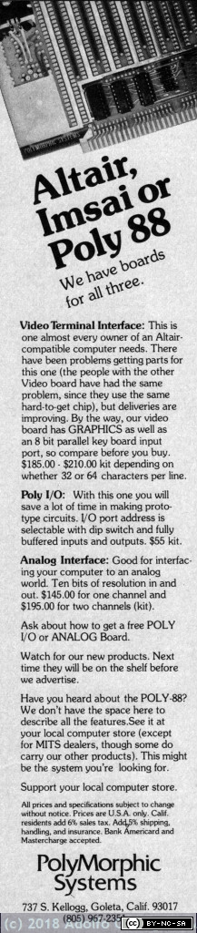 863 - PolyMorphic Systems, 1976