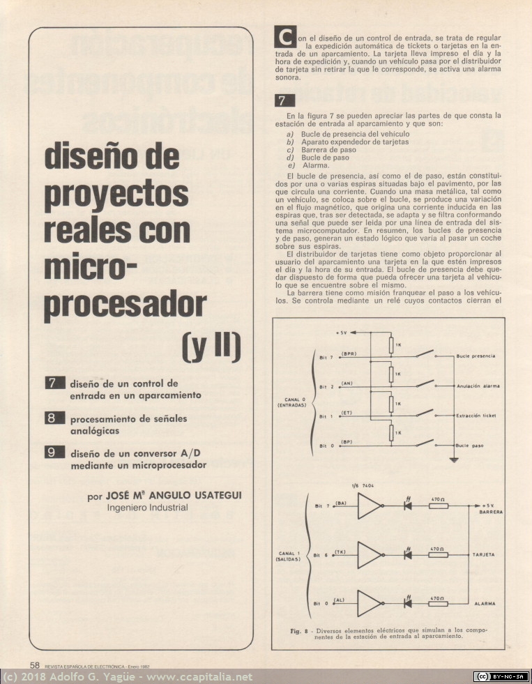 614 - Diseño de proyectos reales con microprocesadores. Jose M. Ángulo Usategui. REDE (3), 1981