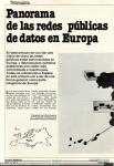 551 - Panorama de las redes públicas de datos en Europa. El Ordenador Actualidad 3 (1), 1982