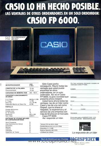 Casio FP 6000