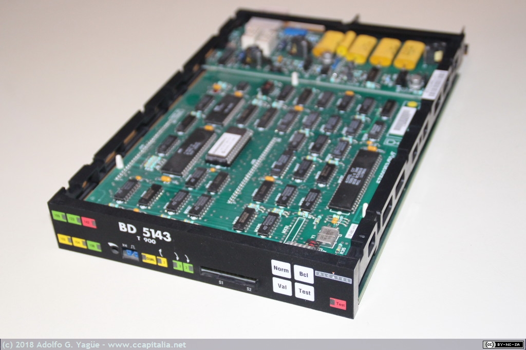 654 - Modem síncrono (CSU/DSU) Alcatel de 64, 128, 384 y 512Kbps (1), 1990