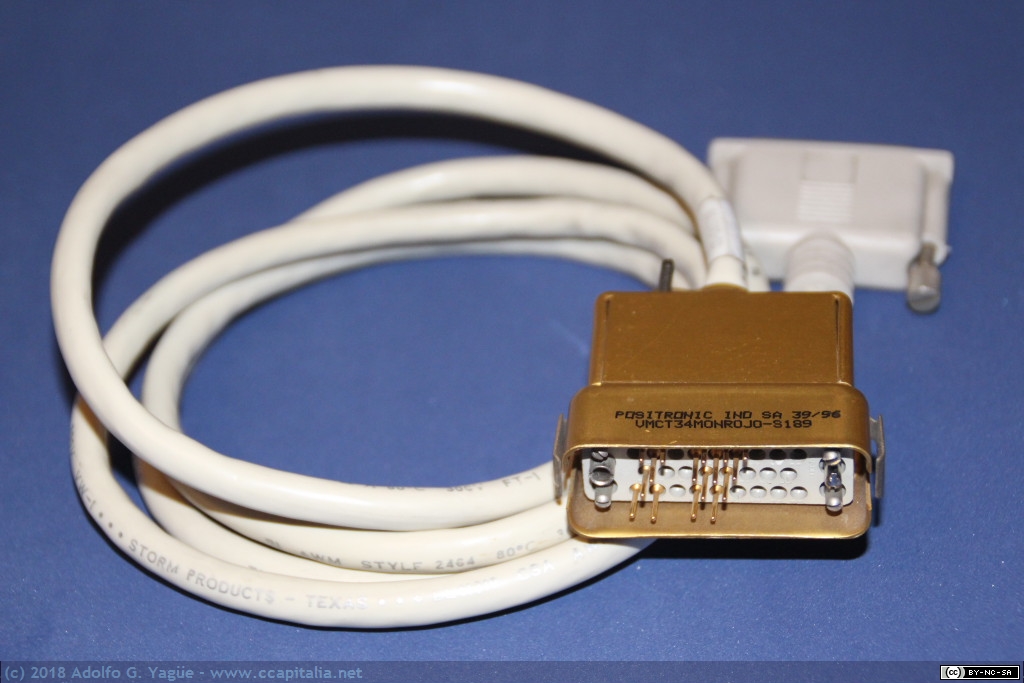 654 - Modem síncrono (CSU/DSU) Alcatel. Cable V.35 (2), 1990