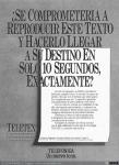 885 - TELETEX. Telefónica, 1983