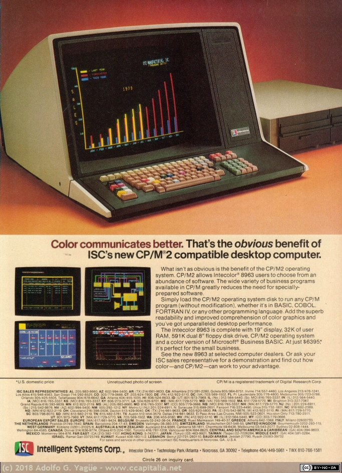 907 - Intelligent System Corp. Color communicates better, 1980