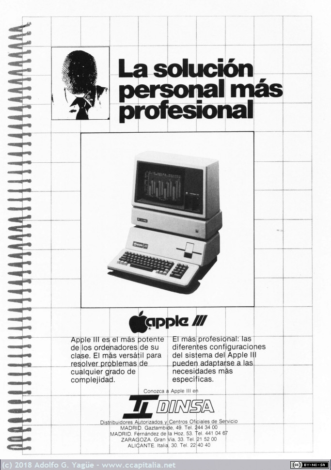 922 -  Apple III. La solución personal más profesional, 1982