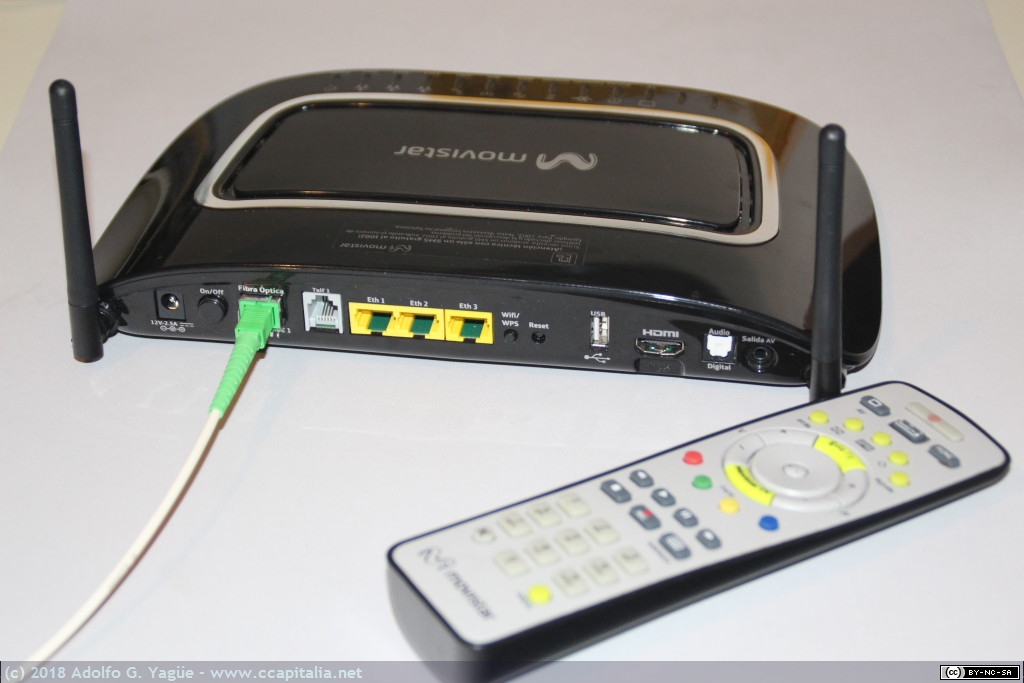 694 - ONT GPON interoperable TELNET TriWave (Voz + Datos GbE + WIFI + HDMI + Mando), 2014