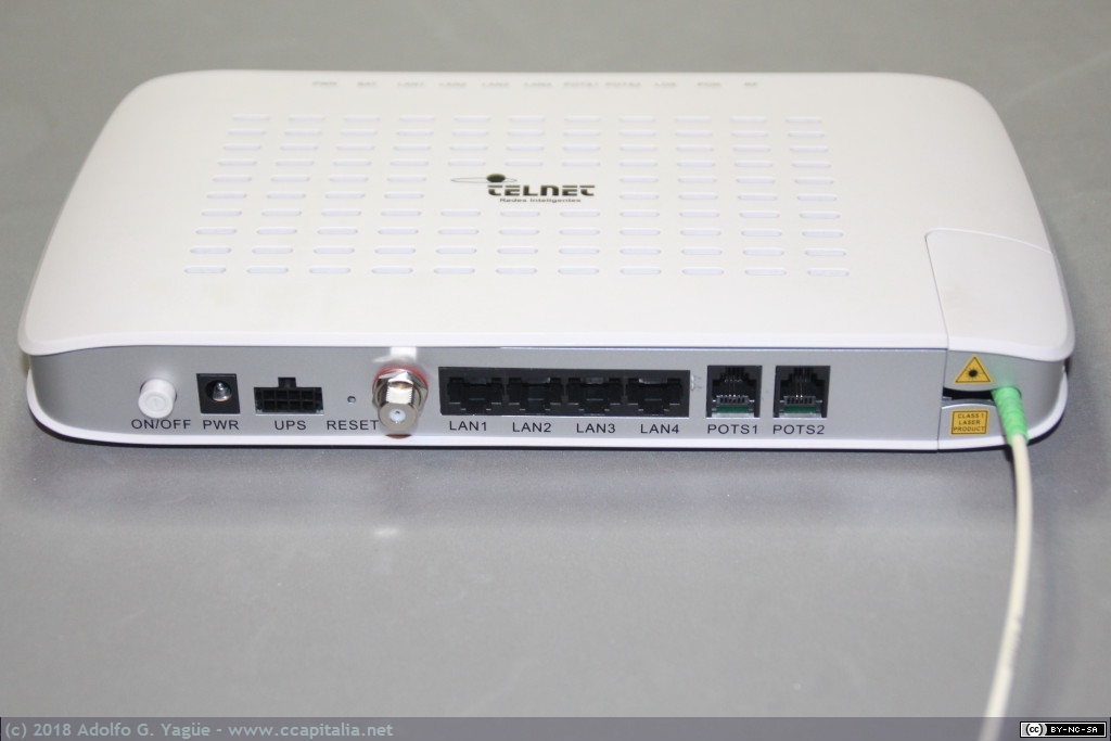 425 - ONT GPON TELNET WaveAccess 2031 (OEM T&W) (Gigabit Ethernet, Voz y CATV 80-862MHz) (1), 2011