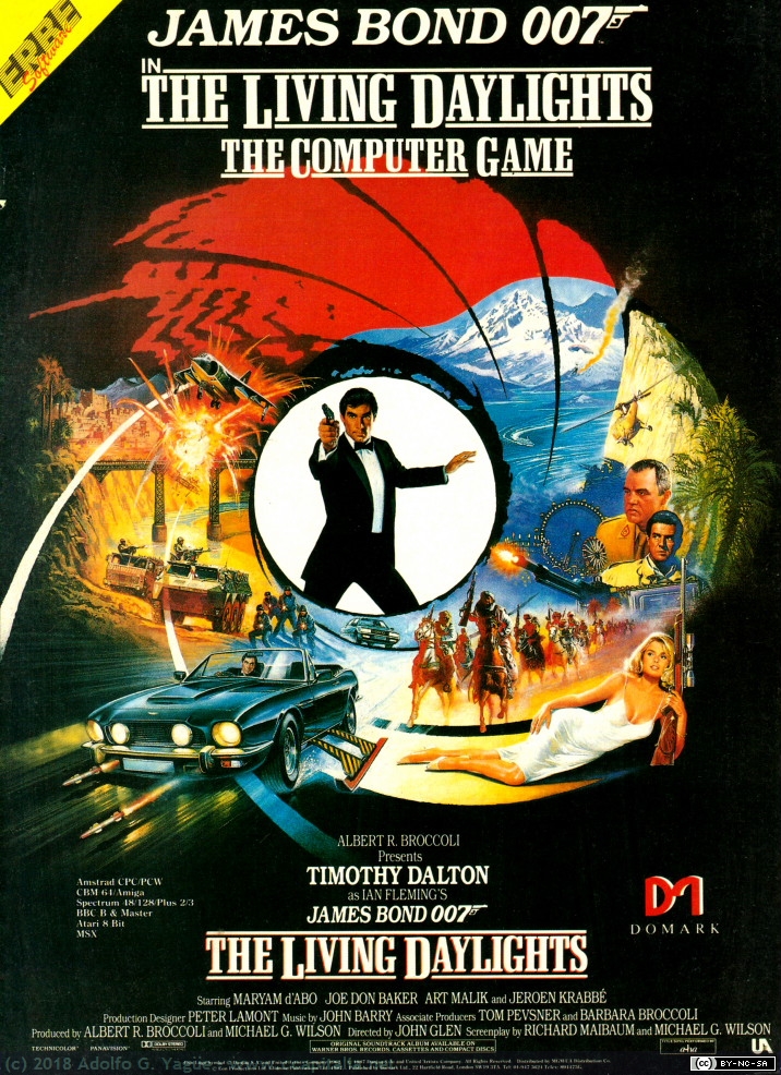 1052 - The Living Daylights (Alta Tesión). Domark, 1987