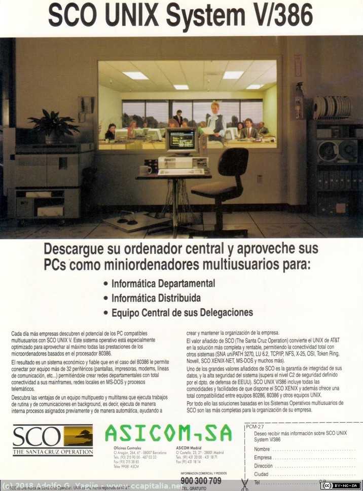 1054 - SCO UNIX System V386, 1990