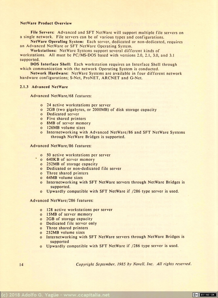 981 - Novell NetWare Product Overview (3), 1985