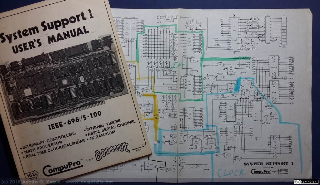 292 - Tarjeta multifución Compupro System Support 1. Manual de usuario (2), 1981