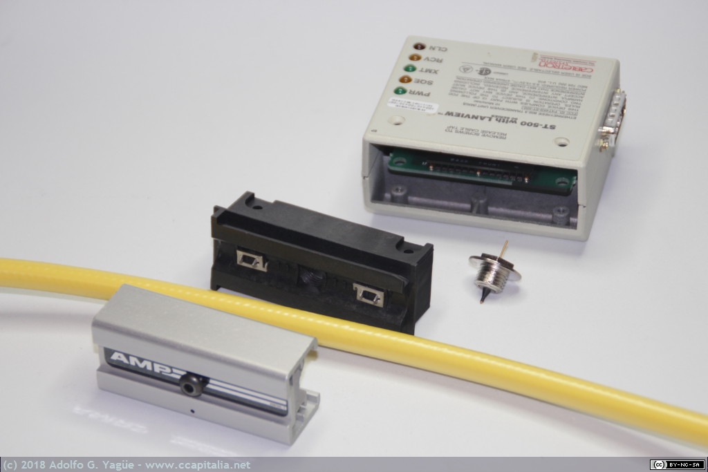 313 - Transceiver Thick 10Base-5 Cabletron, 1989