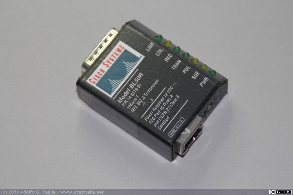 339 - Transceiver 10Base-T Cisco BL50R, 1993