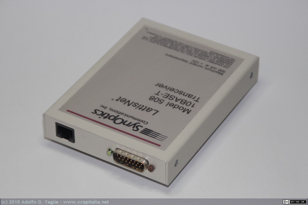 343 - SynOptics LattisNet 508 10Base-T Transceiver, 1990