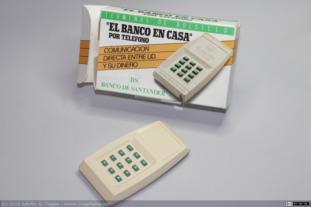 1069 - Terminal telefónico Banco en Casa. Banco de Santander (1), 1982