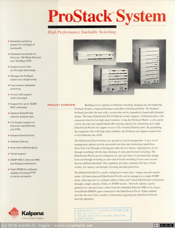 1140 - Kalpana ProStack System (1), 1994