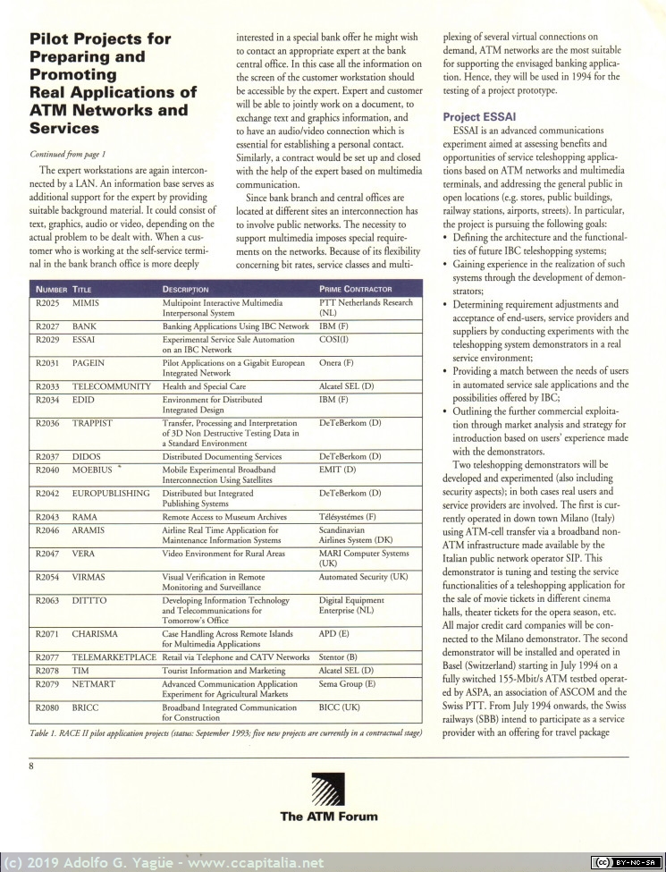 1130 - The ATM Forum. 53 Bytes Vol 2 Issue 1 (3), 1994