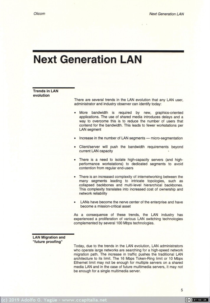 1133 - Asyncrhonous Transfer Mode (ATM). An Olicom white paper (2), 1995
