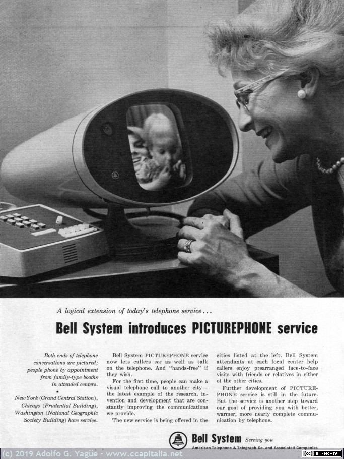 258 - Bell System introduces Picturephone service, 1964