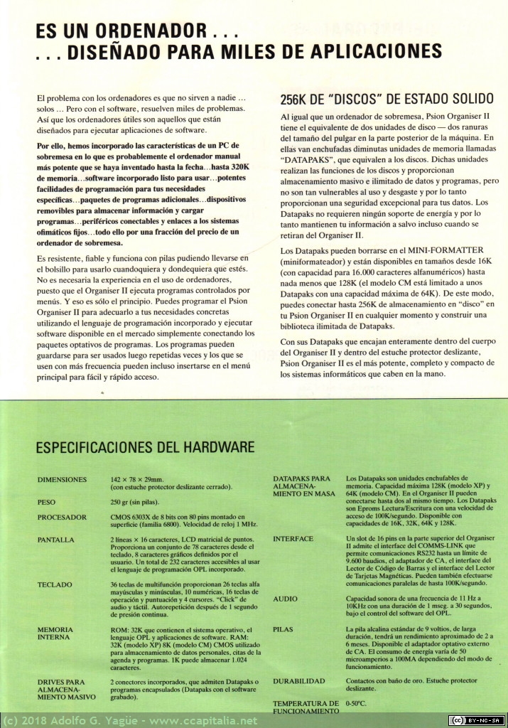 1058 - Psion Organiser II (5), 1987