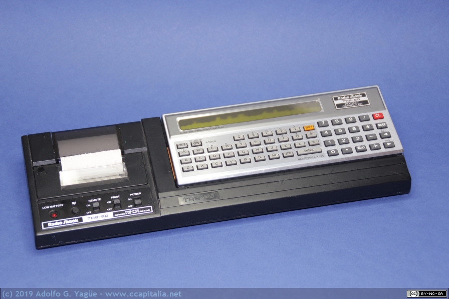 1117 - Radio Shack TRS-80 Pocket Computer con Printer Cassette Interface (2), 1980