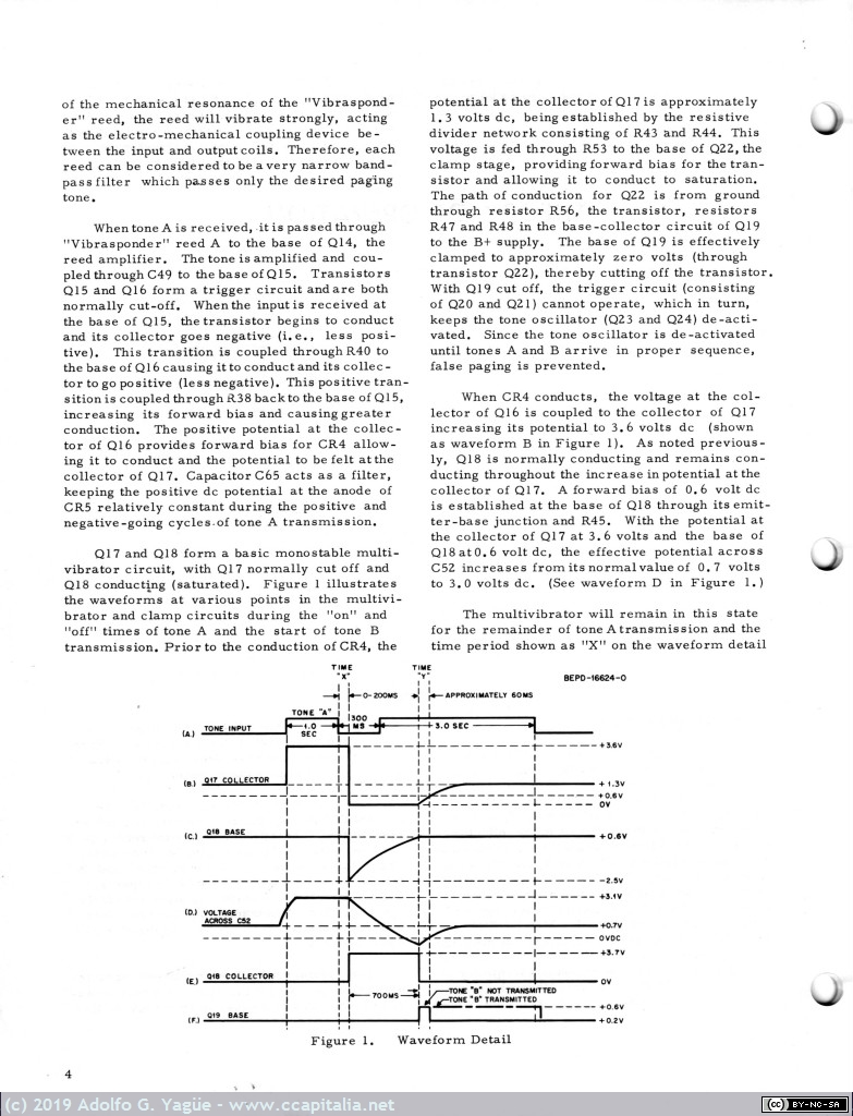 1119 - Motorola Pageboy Tone and Voice Radio Pager 148-174MHz (5), 1966
