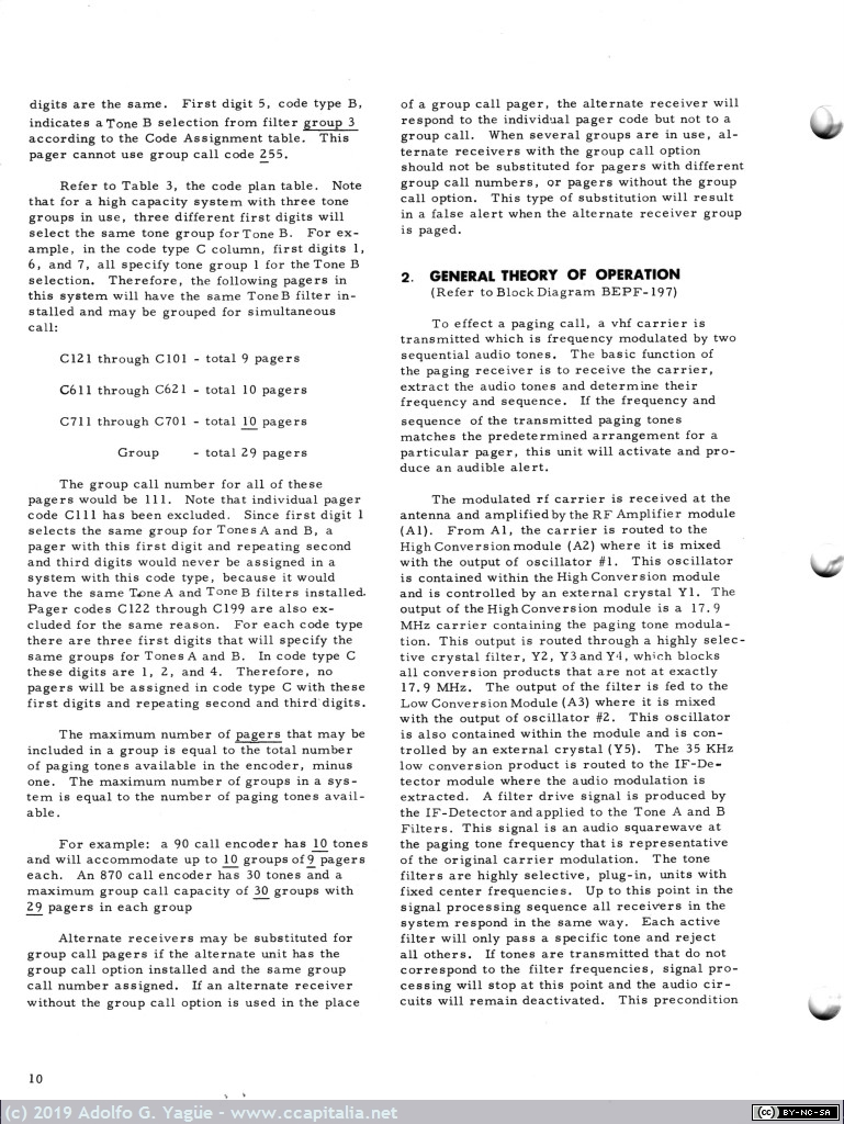 1120 - Motorola Pageboy II. Instruction Manual 148-174 MHz (9), 1971
