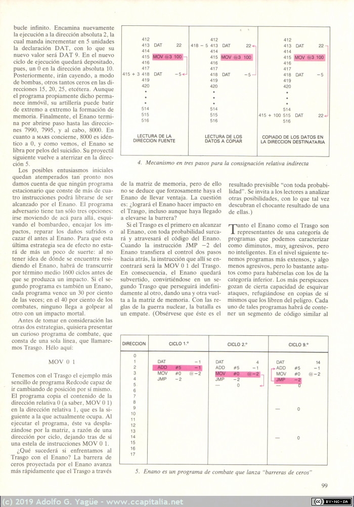 567 - Juegos de Ordenador. A.K.Dewdney. Investigación y Ciencia (4), 1984