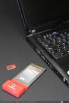 1074 - PC Card modem GlobleTrotter de Vodafone (CPU Qualcomm ARM, 3G HSPDA, EDGE y GPRS). OEM Option NV, 2005