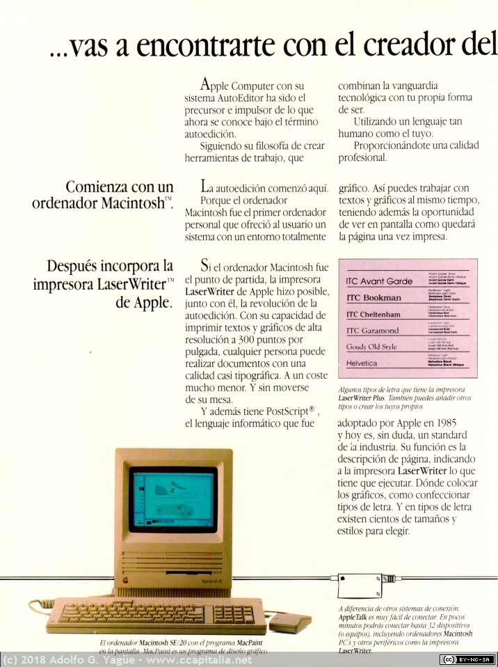 1049 - Apple SE20 y autoedición (2), 1987