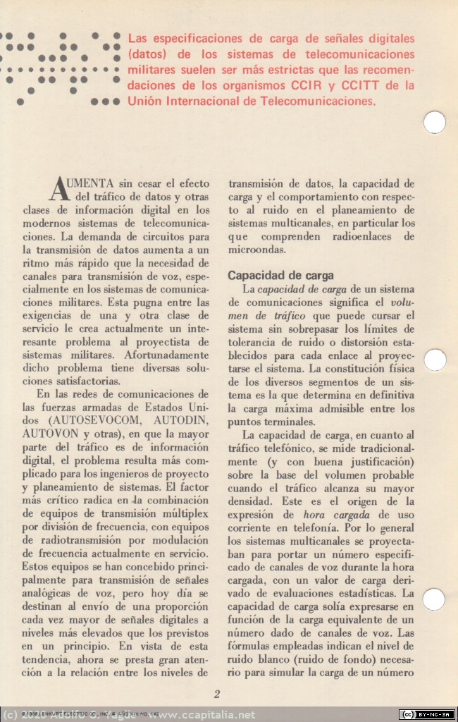 761 - Carga de datos en los sistemas de comunicaciones militares. El Demodulador Lenkurth (2), 1968