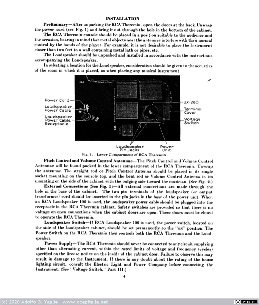 1392 - RCA Theremin. Instructions (facsímil) (4), 1929