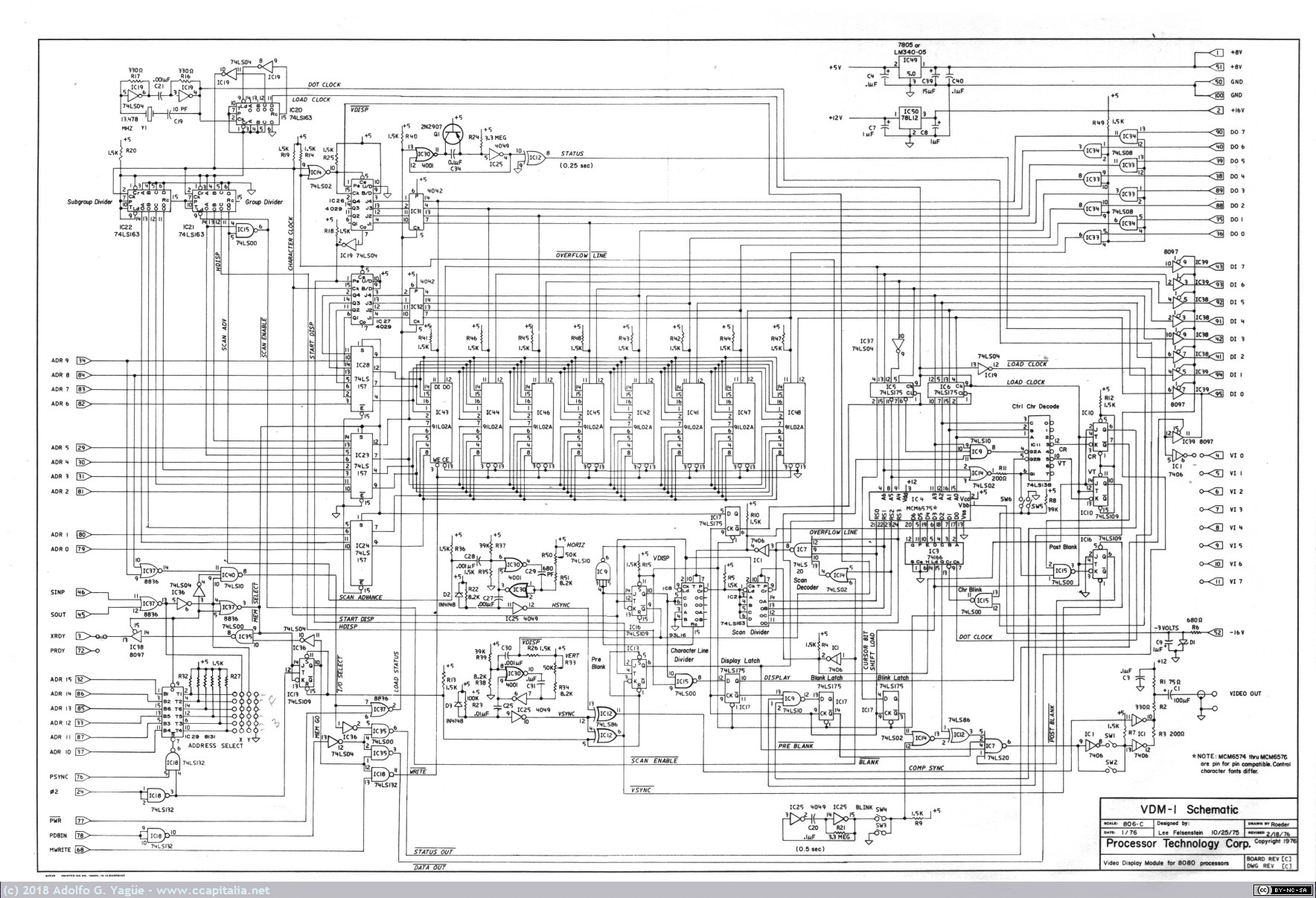 583 - Tarjeta de vídeo VDM-1 de Processor Technology (5), 1976